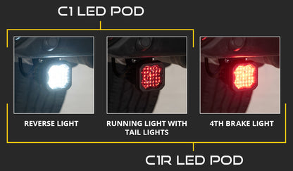 2022+ Ford Maverick Rear Bumper Light Mounting Kit