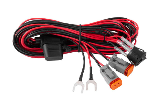 Diode Dynamics Light Duty Dual Output 2-Pin Wiring Harness - DD4033